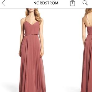 Jenny Yoo Dress in Cinnamon Rose size 8